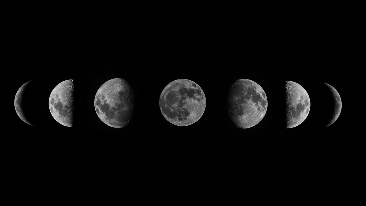 full cycle of moon phases